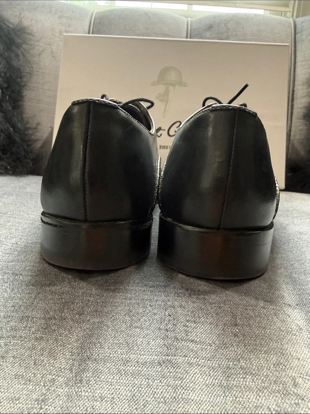 Robert Graham polished leather
